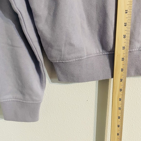 NWT Roots Original Relaxed Full Zip Hoodie Jacket Purple Lounge Organic Cotton M - Picture 7 of 8